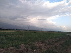 A view of Binalud Mountain Range from Baghrud Road (zone) of Neyshabur, May 2022