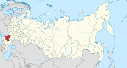 Rostov oblasts placering i Rusland