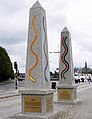 Obelisk strand na Stockholm