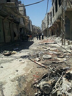 A street of Qaboun in September 2012