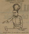 Caricatură reprezentându-l pe generalul Gh. Manu, apărută în Ziarul Adevărul în 1899