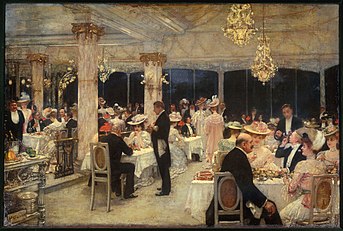 Un soir de grand prix au pavillon d'Armenonville