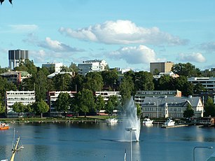 Der See und die Stadt von der Festung aus betrachtet