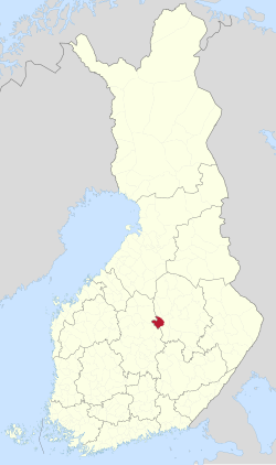 Location of Vesanto in Finland