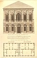 グレート・バーリントン通りにあるキャンベル宅の立面図 Vitruvius Britannicus vol. 3, 1723