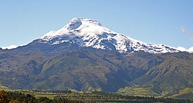 Vue sur le Cayambe