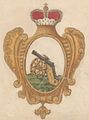 Coat of arms of Smolensk from the Emblem Armorial of 1730 by F. M. Santi[91]