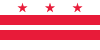 Flag of වොෂින්ටන්, ඩී.සී. Washington, D.C.