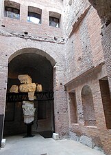 Museo dei Fori imperiali, sala della sezione dedicata al Foro di Augusto, al primo piano del "Corpo centrale"