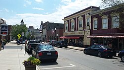 Nason Street in historic downtown Maynard