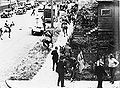 Image 50Mounted police chase demonstrators through Vancouver's East End during the Battle of Ballantyne Pier in 1935.