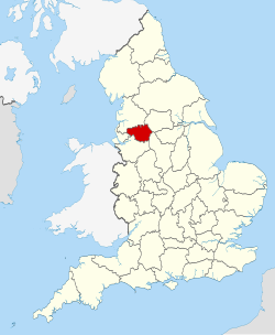 Greater Manchester'in İngiltere'de konumu