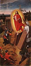 Résurrection de Jésus, Hans Memling.