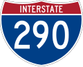 Straßenschild „Interstate 290“