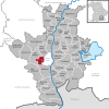 Lage der Gemeinde Kolbermoor im Landkreis Rosenheim