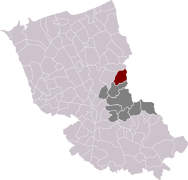 Kaart van Houtkerke