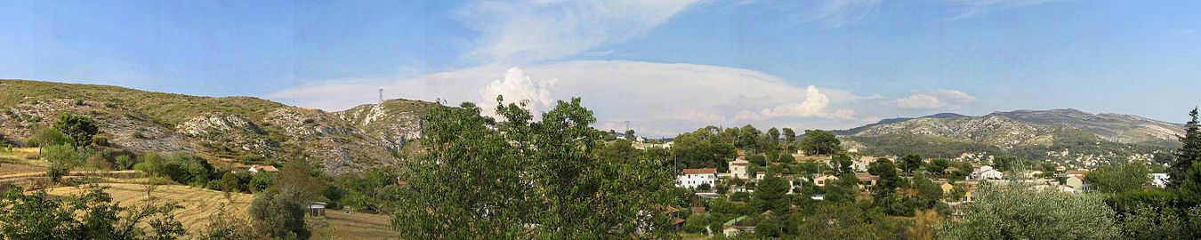 Panorama localității Allauch