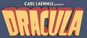 Logo der Dracula-Verfilmung von 1931