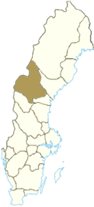Jämtland – Localizzazione
