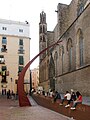 Monumento em memória do sítio de Barcelona de 1714. Durante o sítio, o local foi utilizado para enterrar os catalães mortos.