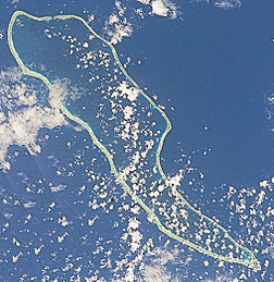 L'atoll de Hao (archipel des Tuamotu, Polynésie française). (définition réelle 2 026 × 2 082)