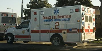 Ambulància del CFD a Chicago, EUA