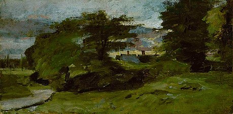 John Constable, Landscape with Cottages (1809-1810)