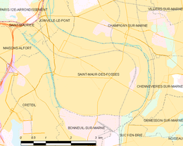 Saint-Maur-des-Fossés – Mappa