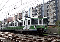 U-Bahn unter Oberleitung auf der Linie M2 der Metropolitana di Milano