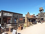A different view of Goldfield’s Main Street
