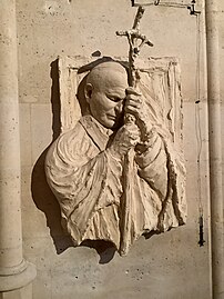 Relief de saint Jean-Paul II par Jean-Marc de Pas.