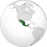 Meksika haritası.