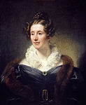 Mary Somerville. Oljemaleri av Thomas Phillips, 1834.