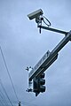 Traffic camera mounted on a traffic light pole at an intersection on the Sturt Highway in Wagga Wagga, Australia.