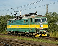 Lokomotiva 163.014 dopravce ČD Cargo