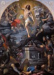 Învierea lui Hristos; de Annibale Carracci; 1593; ulei pe pânză; 217 x 160 cm; Luvru[103]