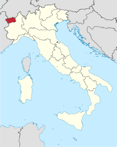 Valle d'Aosta – Localizzazione