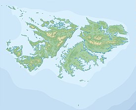 Isla Beauchene ubicada en Islas Malvinas