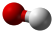 Model bola-dan-pasak pada anion hidroksida