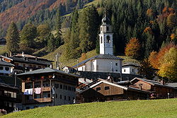 Skyline of Sauris