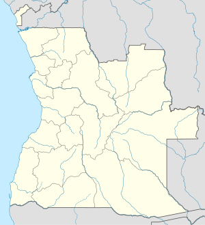 Ангола. Карта розташування: Ангола