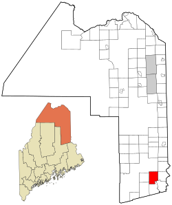 Location of Haynesville, Maine