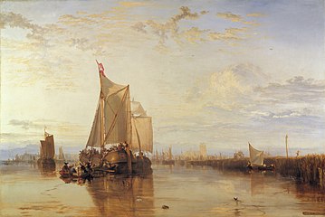 «Корабль Дордчест, Роттердам». Центр британского искусства, Йельский университет. 1818 г.