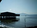 La mer vue depuis Kampung Titingan, un village de Tawau.