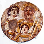 Тондо[англ.] с изображением Септимия Севера с семьёй