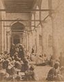المنظر الداخلي للمسجد في العصر العثماني تحديدا 1880.
