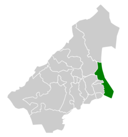 The location of Al-Shamasiyah Governorate and other governorates in the Al-Qassim region