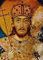 Сербський цар Стефан Душан з патріяршим хрестом