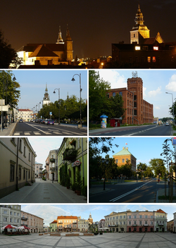 Night view of Old Town, Słowacki Street, Piotrkowska Manufaktura, street in Old Town, Royal Castle, Market Square