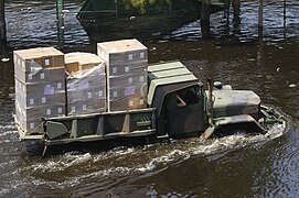 M817 Dump truck Flood relief Louisiana, 2005